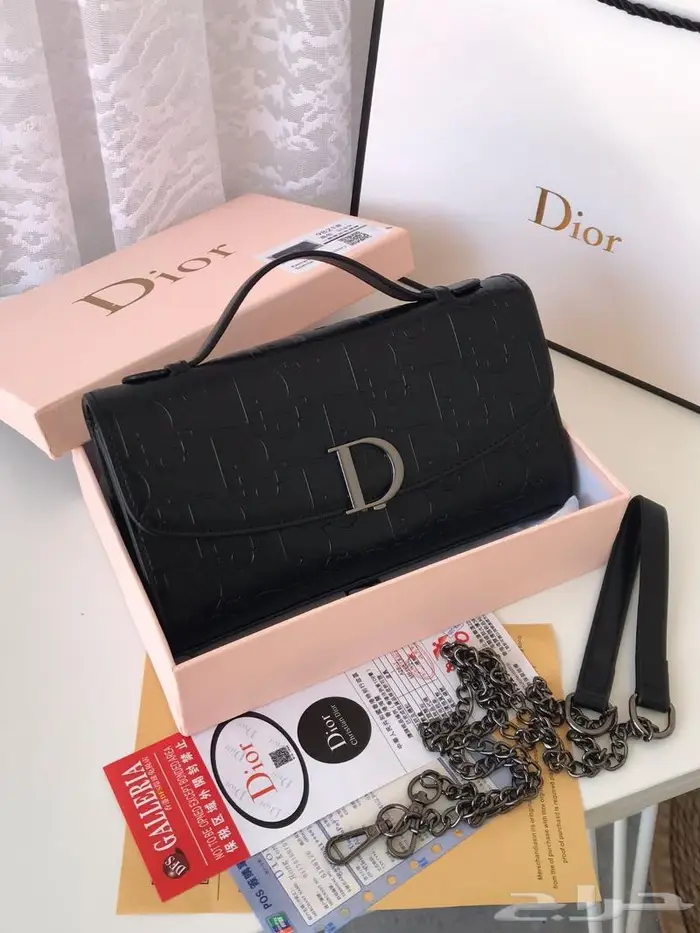 كشخة نسائية مع شنط Diior طبق اصل شنطة ماركة عالمية مع ملحقات 2