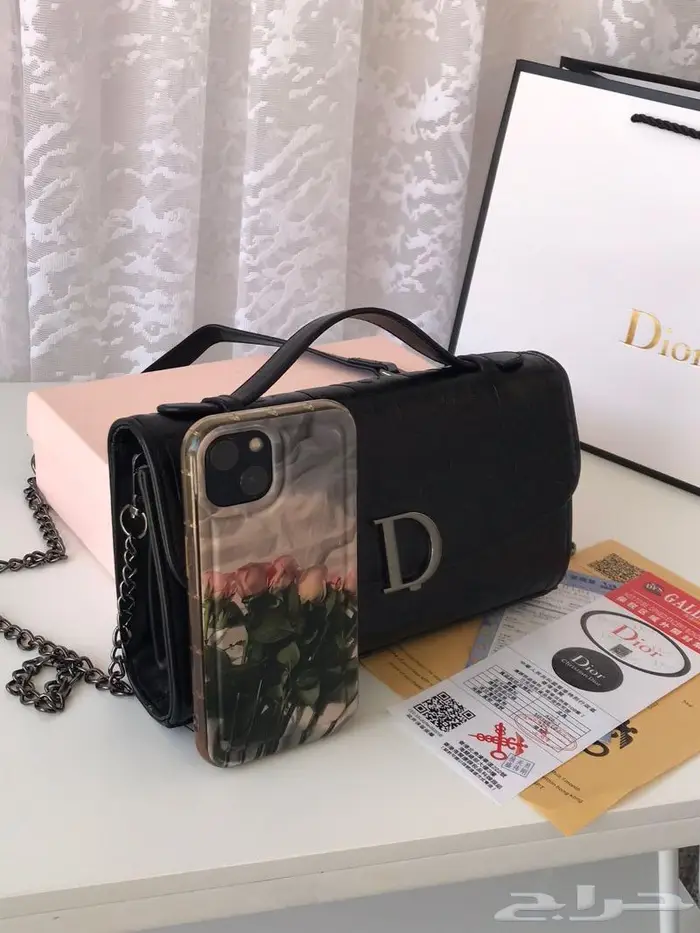 كشخة نسائية مع شنط Diior طبق اصل شنطة ماركة عالمية مع ملحقات 33