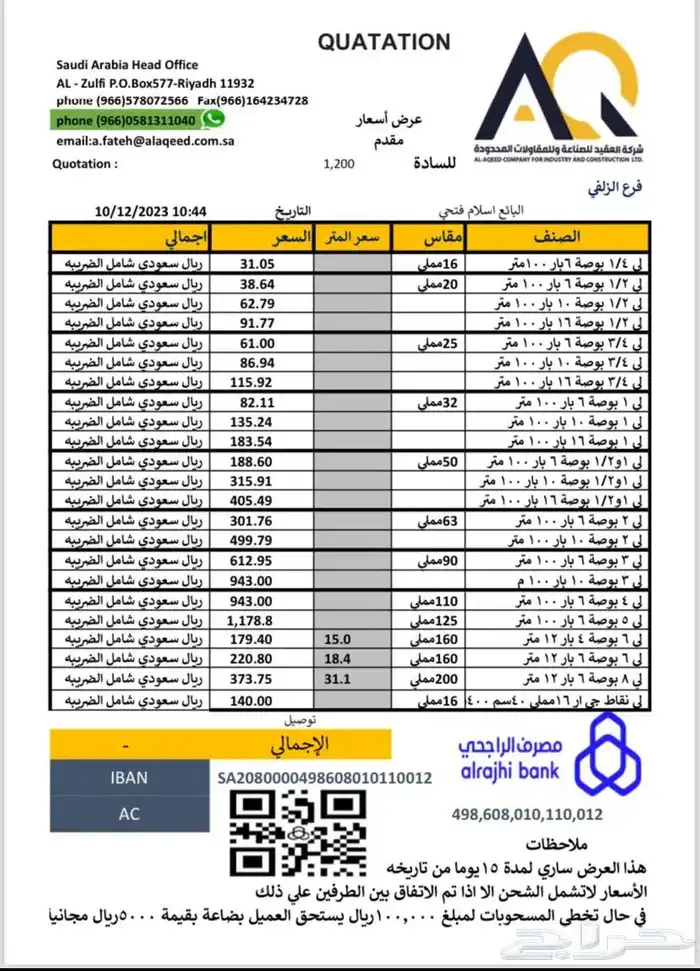 ليات زراعيه ومواسير واهواز 1
