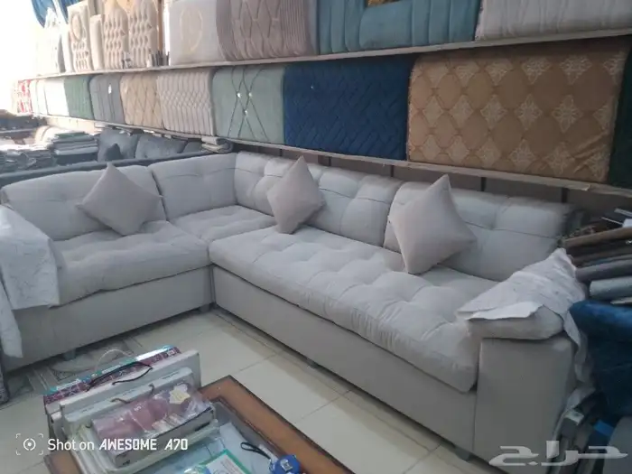 مفروشات الرياض  تفصيل جميع انواع الكنب والجلسات الارضي والست 2