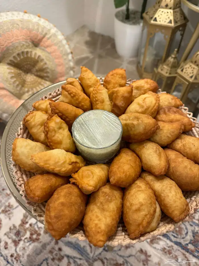 مفرزنات سنبوسه الطيبين  اكل شعبي 6