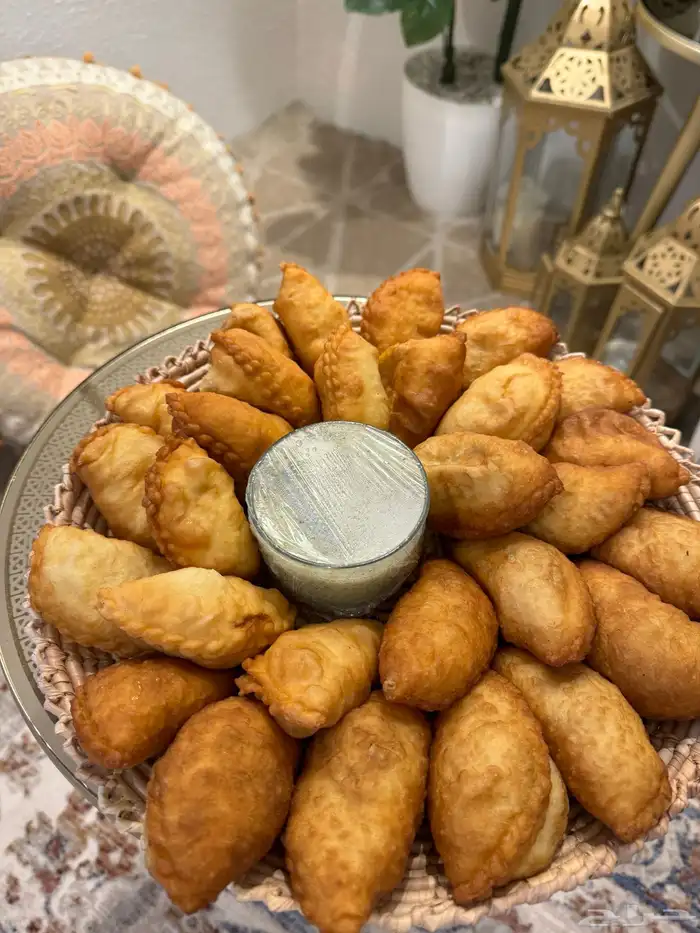 مفرزنات سنبوسه الطيبين  اكل شعبي 7