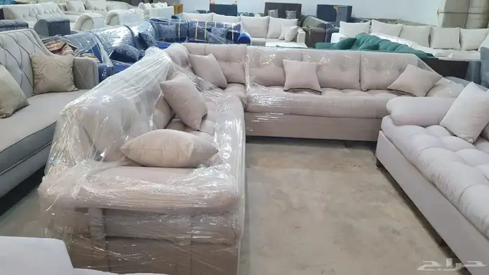 كنب امريكي حرف L ب1550  فقط شامل التوصيل 6