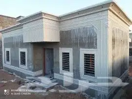 ابو كيان لديكورات الخارجي سمنت ابيض وبطحاء الرياض لياسه ملون 5