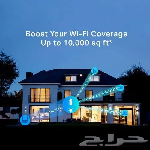 مقوي إشارة وايرلس يغطي 929 متر مربع TPLINK RE450 4