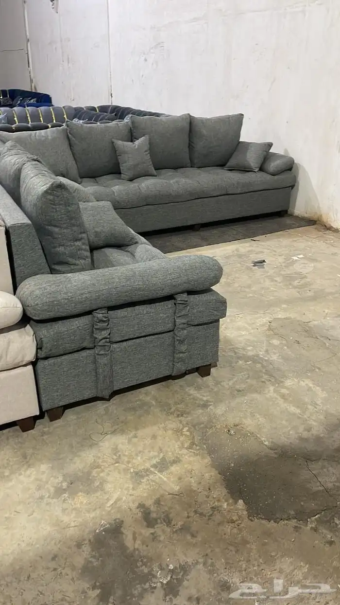 كنب امريكي حرف L ب1550  فقط شامل التوصيل 7