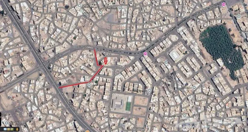 بيت شعبي للبيع بين الدويمه والجبور مساحه 233 متر 2