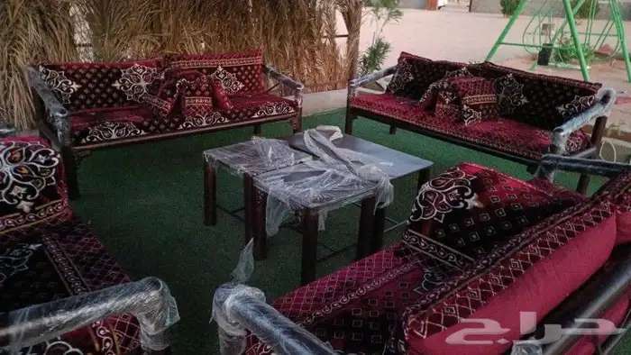 كراسي حديد جلسات خارجيه 0
