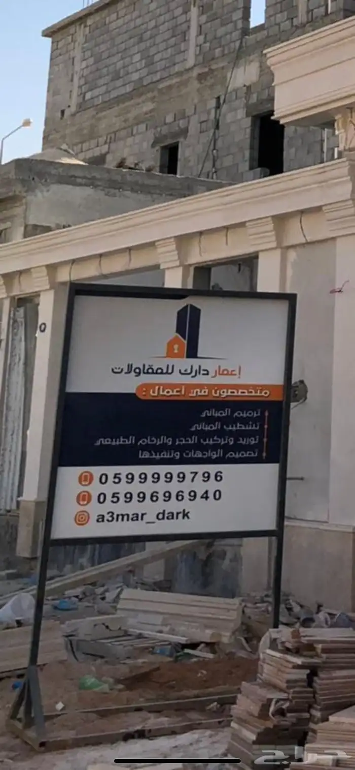 لوحات حديد مشاريع عقارية اعلام سواري 10