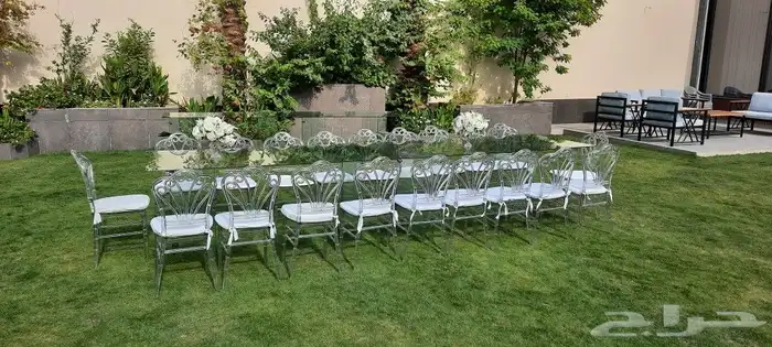 تاجير طاولات وكرسي جميع انواع الحفلات 0