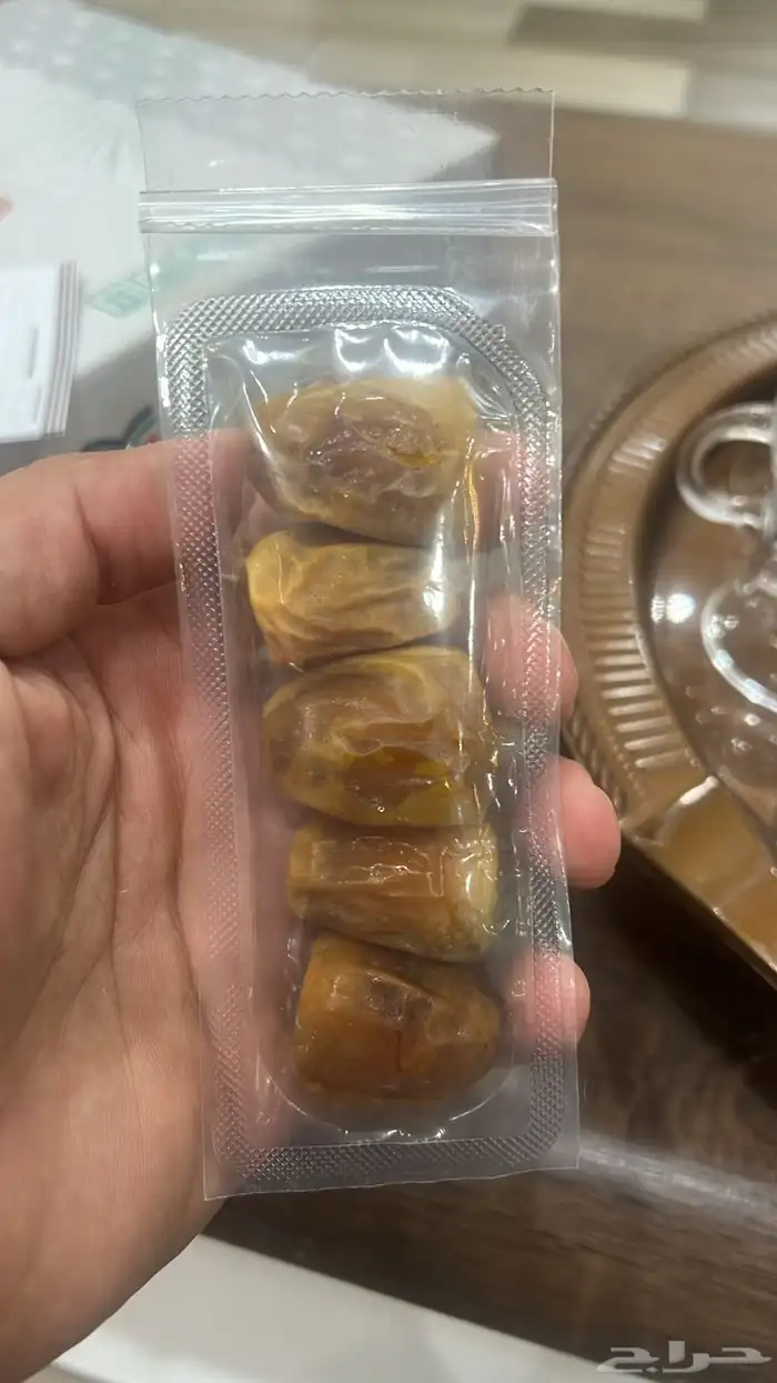 تمر سكري مفتل رطب شريط مربع افطار كميات 18