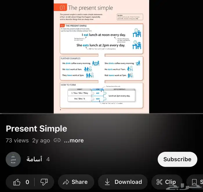 كورس أساسيات اللغة الإنجليزية 3