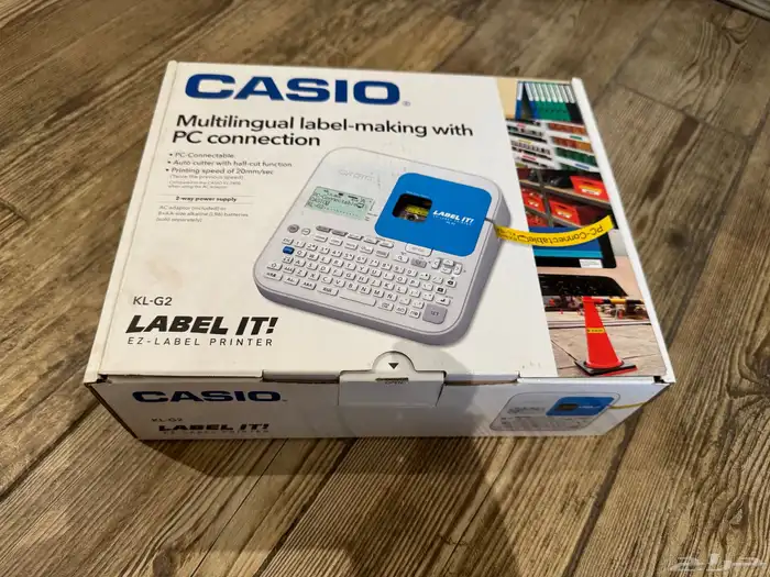 طابعة ملصقات مع900 ريال 15 كاترج طباعة CASIO Label It KL-G2 14