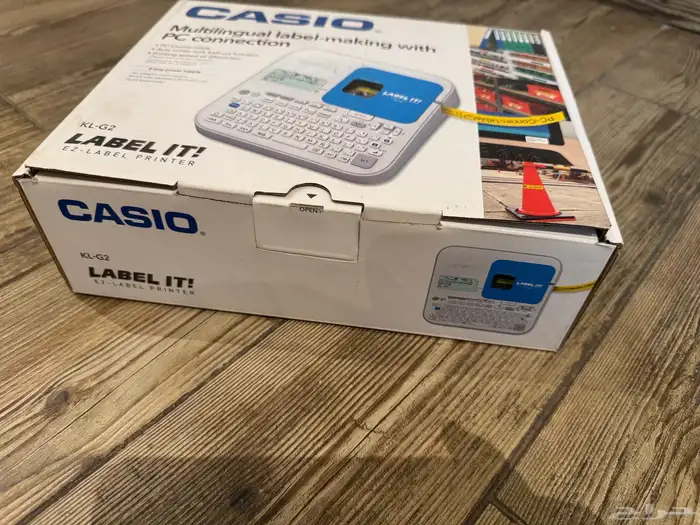 طابعة ملصقات مع900 ريال 15 كاترج طباعة CASIO Label It KL-G2 15