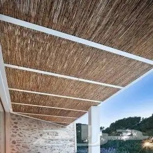 مظلات جلسات خيزران بأحدث التصاميم  مظلات الخيزران 6