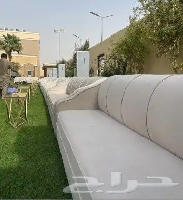 تاجير كراسي طاولات جلسات ارضيه جلسات شعبيه كنب ثلاثي كنب مفر 0