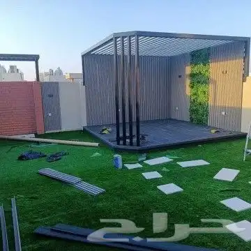 مظلات سيارات برجولات سواتر بكافة أشكالها 31