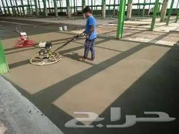 خرسانة مطبوعة صبة مروحة stamped concrete 0