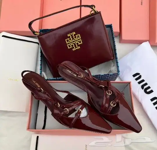 شنطه ماركه ميو ميو توري بورش كعب miu miu 8