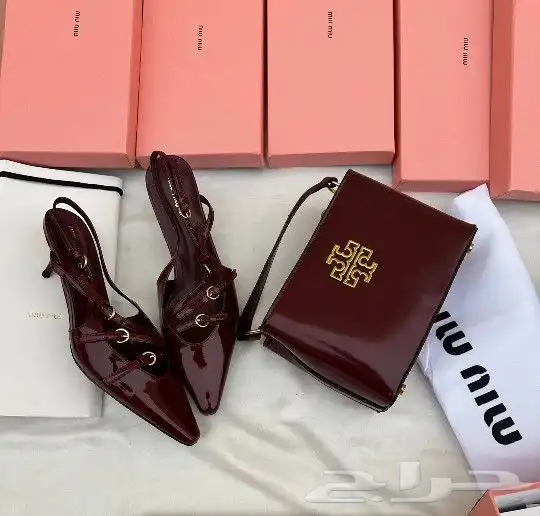 شنطه ماركه ميو ميو توري بورش كعب miu miu 9