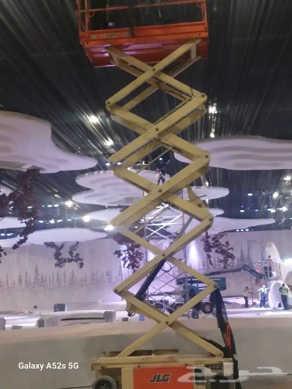 رافعات عماليه مقصيه وتلسكوبيه رافعات شوكيه 5