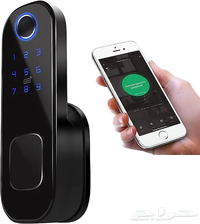 تركيب قفل باب ذكي الكتروني بالبصمة برمجة اقفال ذكية بصمة 0