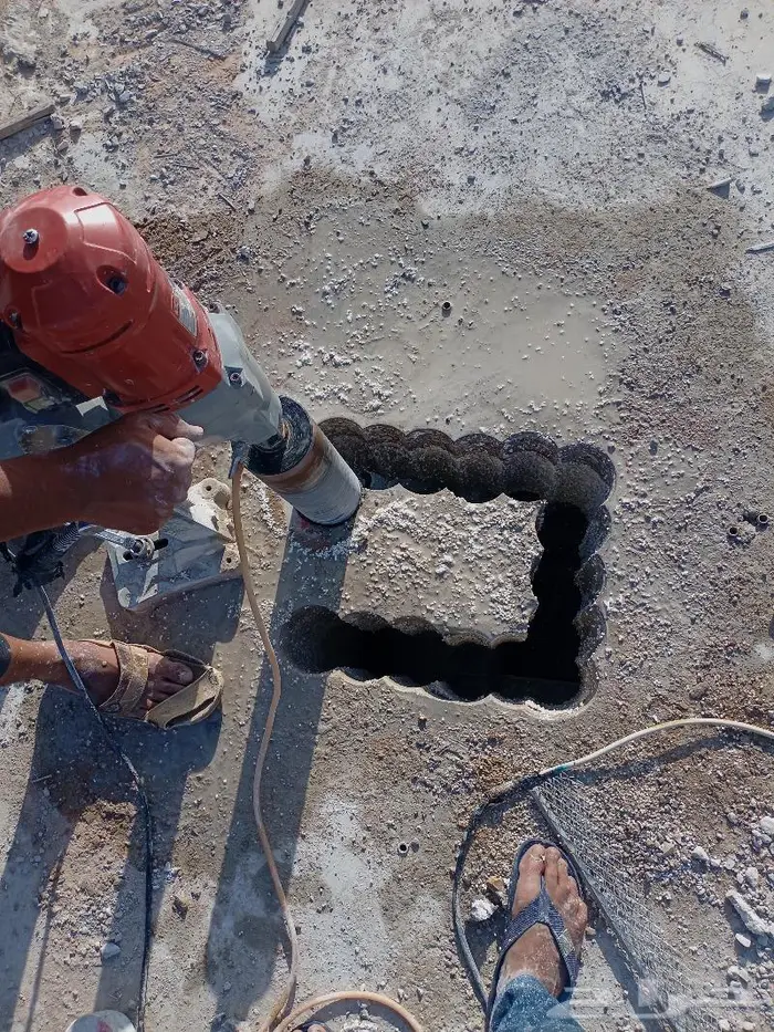 قص وتخريم الخرسانه وعمل جميع انواع الفتحات مكيفات والسباكه 4