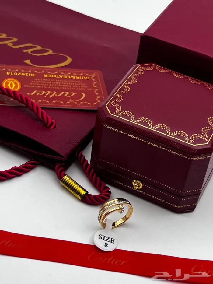 اصابعك احلى مع خواتم كرتير نسائي خاتم ماركة كارتييه بملحقات 12