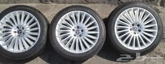 جوجد لدينا جنوط مرسديس مقاس 19اصلي وكالة نظيفه مره شبه جديد 3