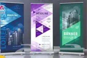 طباعة ستاندات اعلانية رول اب بوب اب X ستاند ستاند علم 10