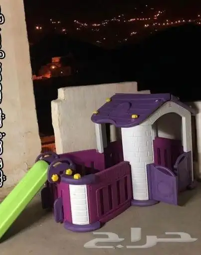 بيوت اطفال مع حوش وزحليقه 2