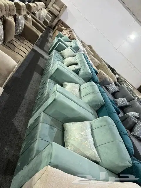 كنب جديد جاهز حرف ال و7نفر شامل التوصيل 22