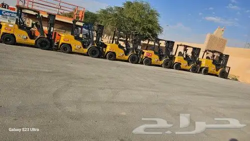 لتأجير الرافعات الشوكيه والكرينات وجميع انواع المعدات 3