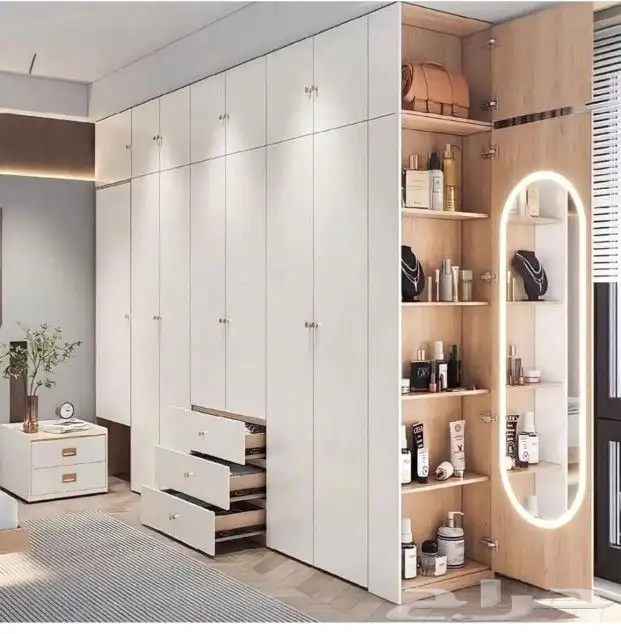 تفصيل خزائن دواليب واغرف نوم كامل 9