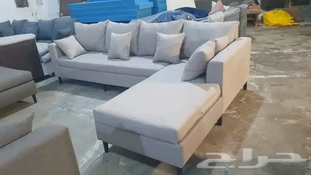 كنب جديد جاهز حرف ال و7نفر شامل التوصيل 19