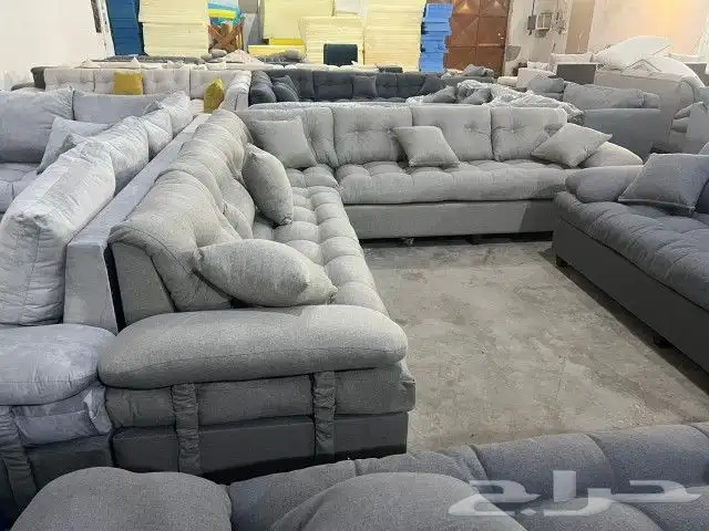 كنب جديد جاهز حرف ال و7نفر شامل التوصيل 1