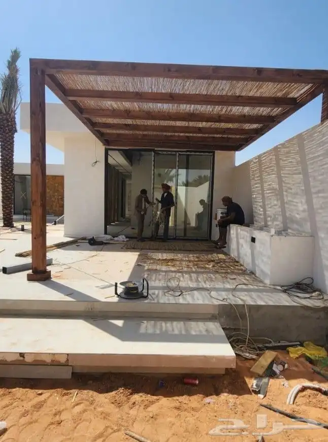 مظلات جلسات خيزران بأحدث التصاميم 2