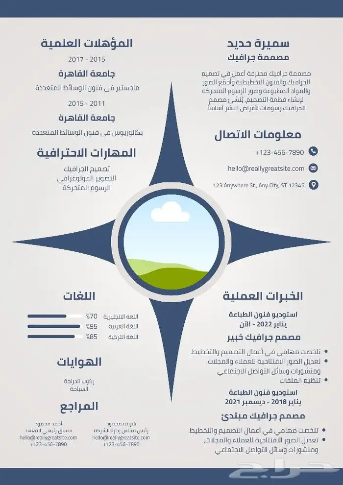 تصميم سيرة ذاتية CV و خدمات إلكترونية 5
