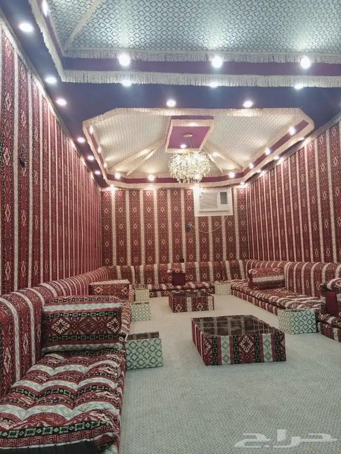 تفصيل جميع بيوت الشعر والكنبات الارضيه وعمل القرميد 24