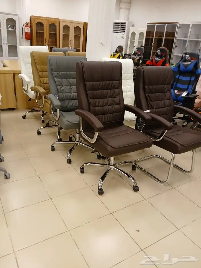 كراسي مكتبيه ثابت ومتحرك 0