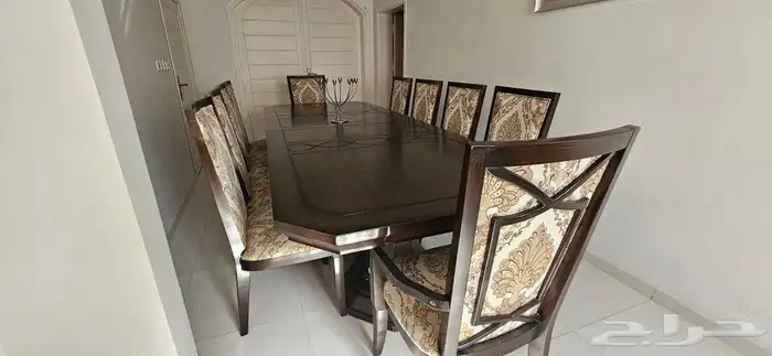 طاولة طعام فاخرة عشرة كراسي 1