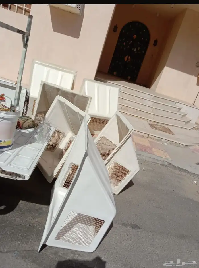 غطاء مكيف. فيبر جلاس. 4