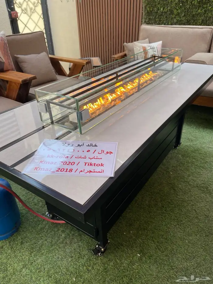 طاولة تدفئه وشواء وطعام غاز استيل 5