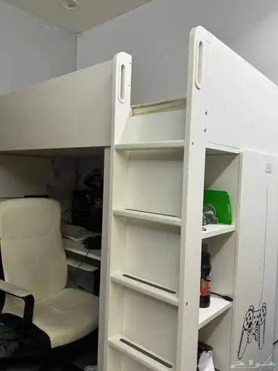 سرير مع مكتب ودولاب من ايكيا 6