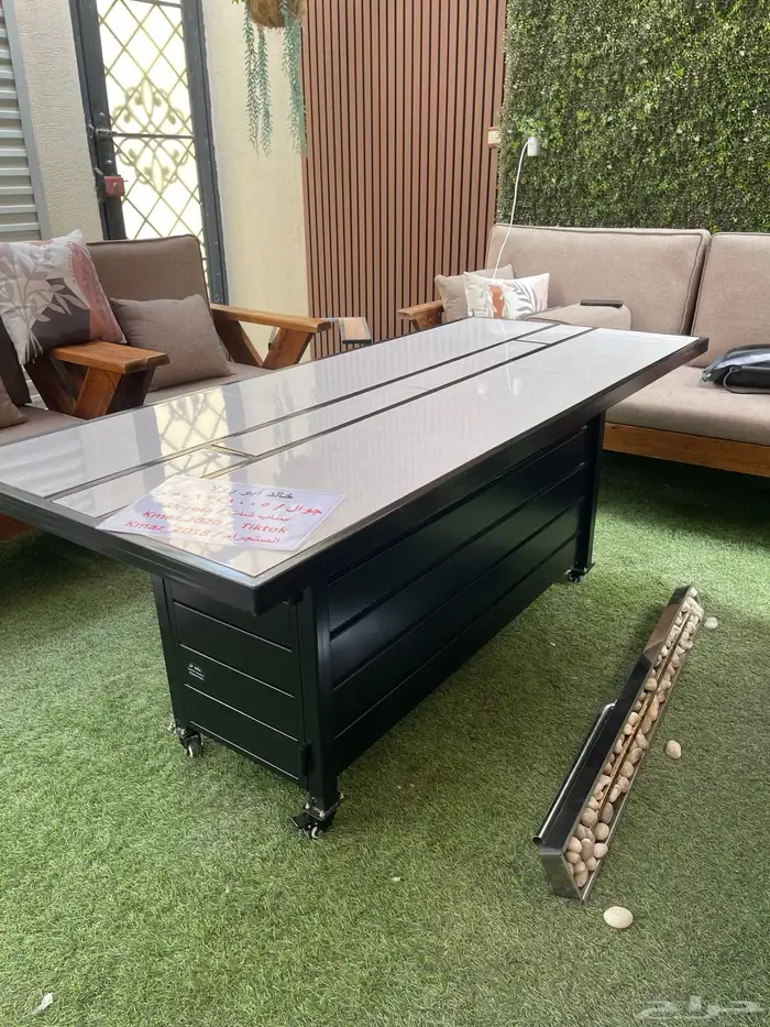 طاولة تدفئه وشواء وطعام غاز استيل 8