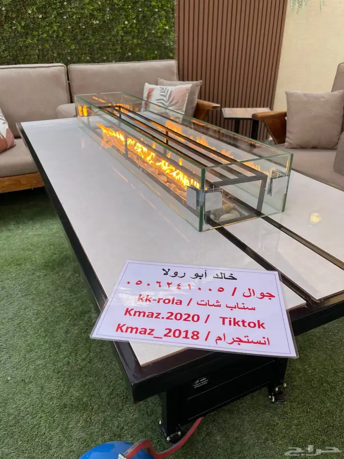 طاولة تدفئه وشواء وطعام غاز استيل 1
