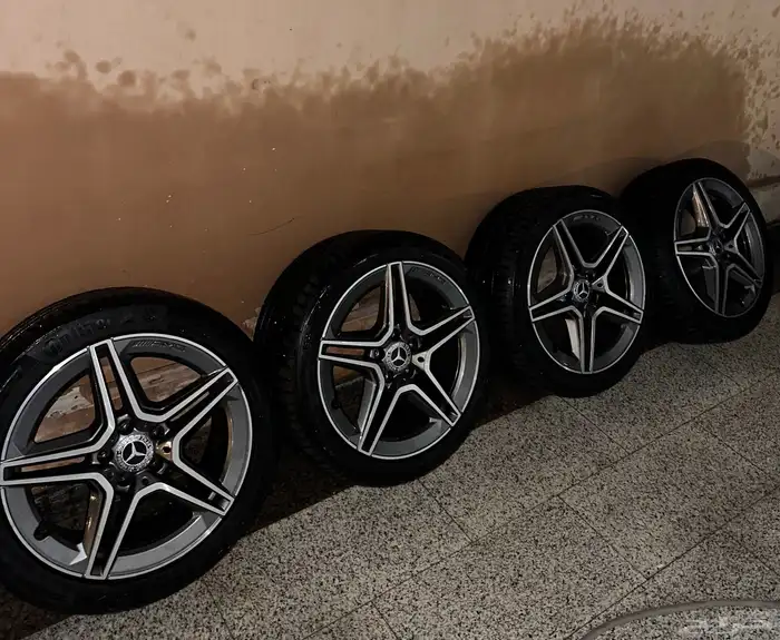 جنوط C200 2020اصلية وكالة مع كفرات كونتيننتال 4
