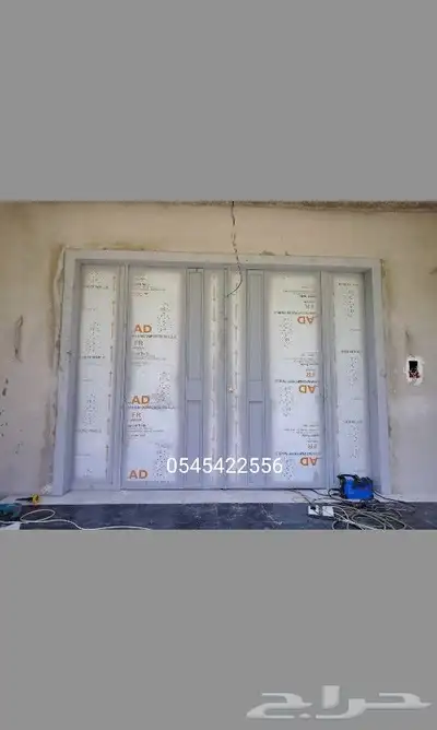 ابواب حديد كلادينج والمنيوم كلادينج 3