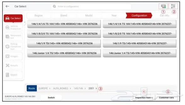 جهاز ضبط زوايا العجلات WA613   ميزان اذرعة 11