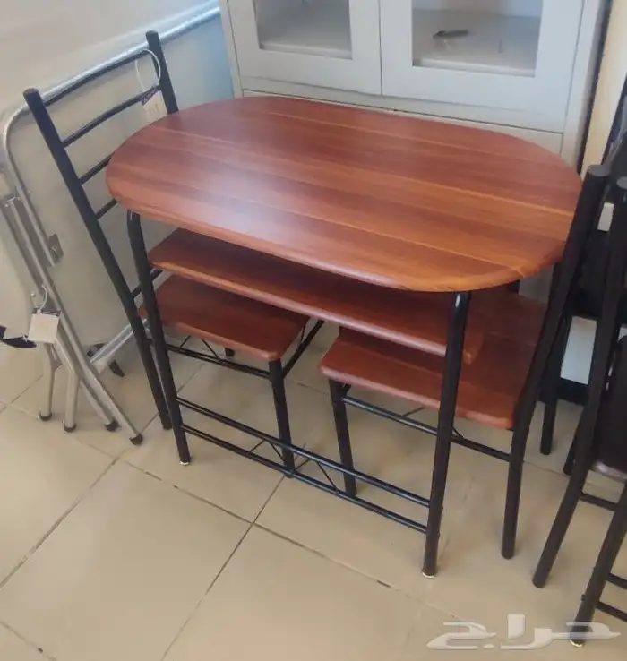 299 ريال فقط طاولة طعام 2 كرسي جديدة 0